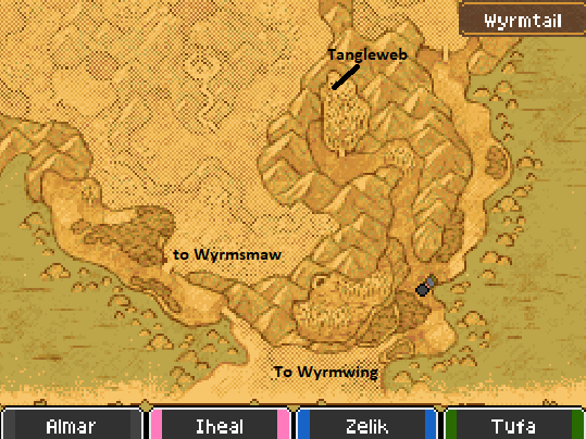Wyrmtail Map Locations